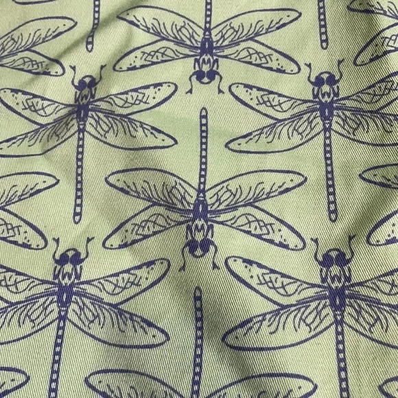 Brooks Brothers Golf Mini Skirt Light Green Dragon Fly Print Women’s 6 Cotton - Picture 4 of 14